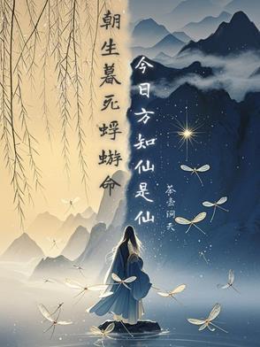 朝生暮死蜉蝣命,今日方知仙是仙 朝生暮死蜉蝣命,今日方知仙是仙